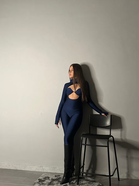 Jumpsuit provocation blu