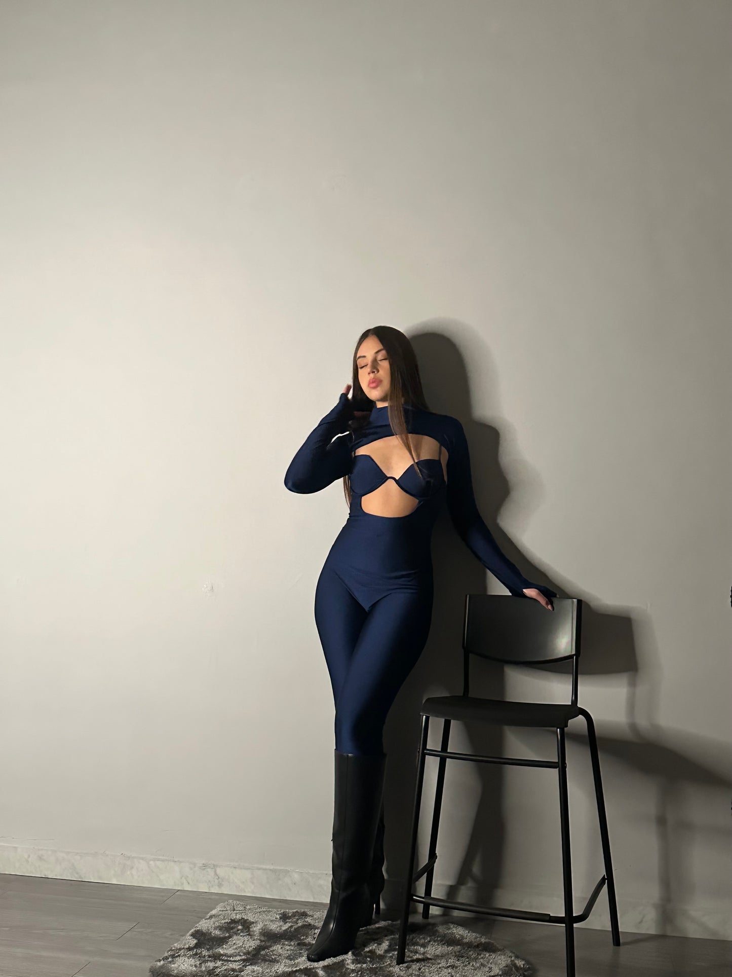 Jumpsuit provocation blu